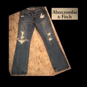 Abercrombie & Fitch Ripped denim jeans